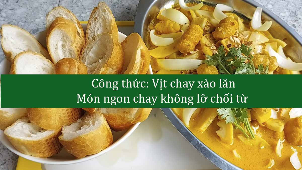 Công thức món chay từ vịt